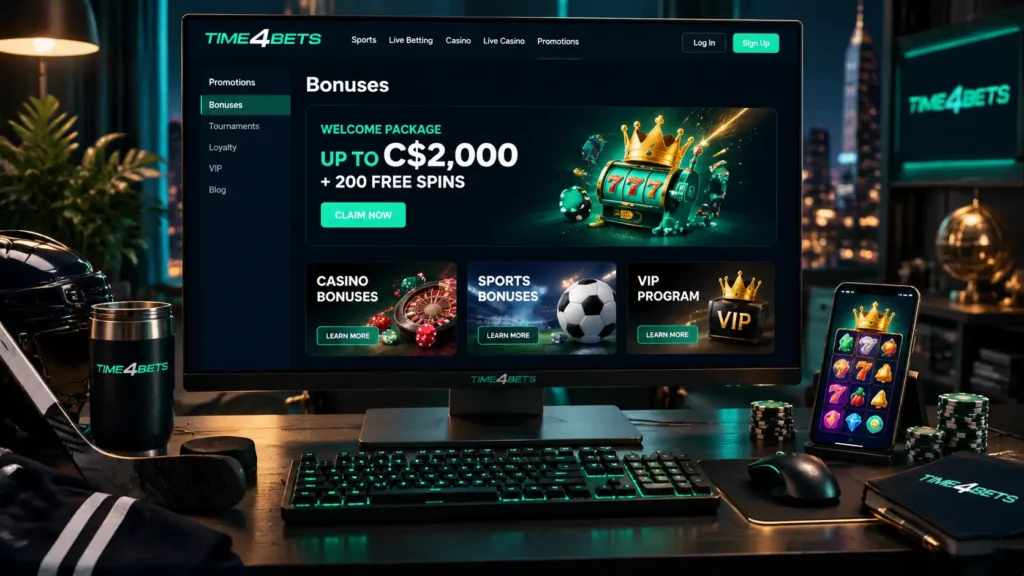 time4bets bonus page