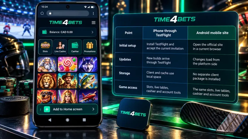 time4bets mobile version