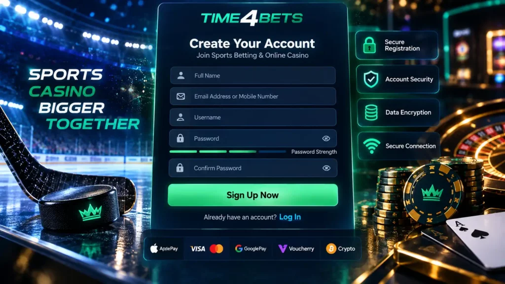 time4bets sign up